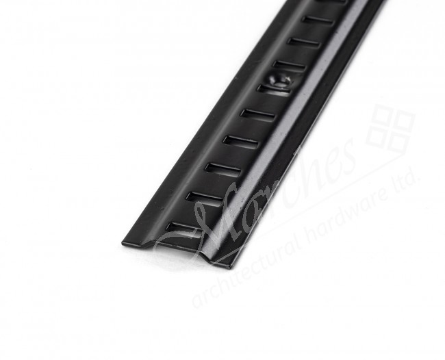 Raised Bookcase Strip 1.83m Black Raised Bookcase Strips Shelving