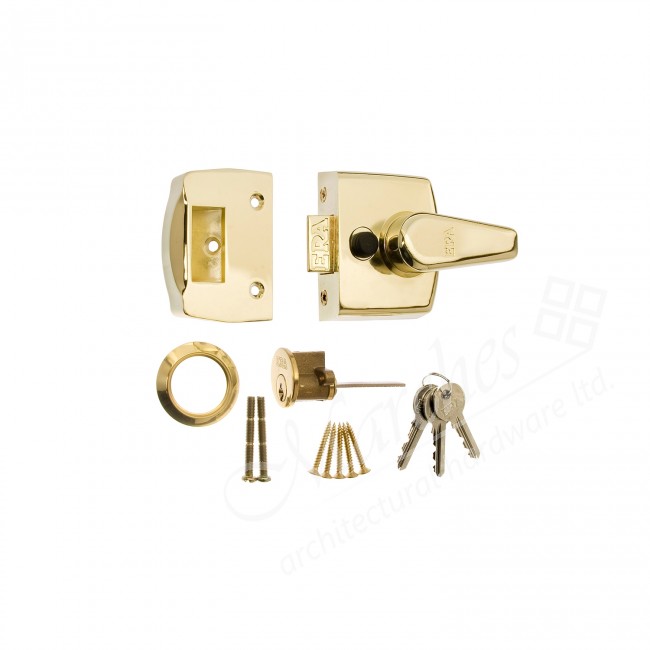 ERA 40mm Night Latch Brass Case & Cylinder Night Latches & Rim Cylinders Locks