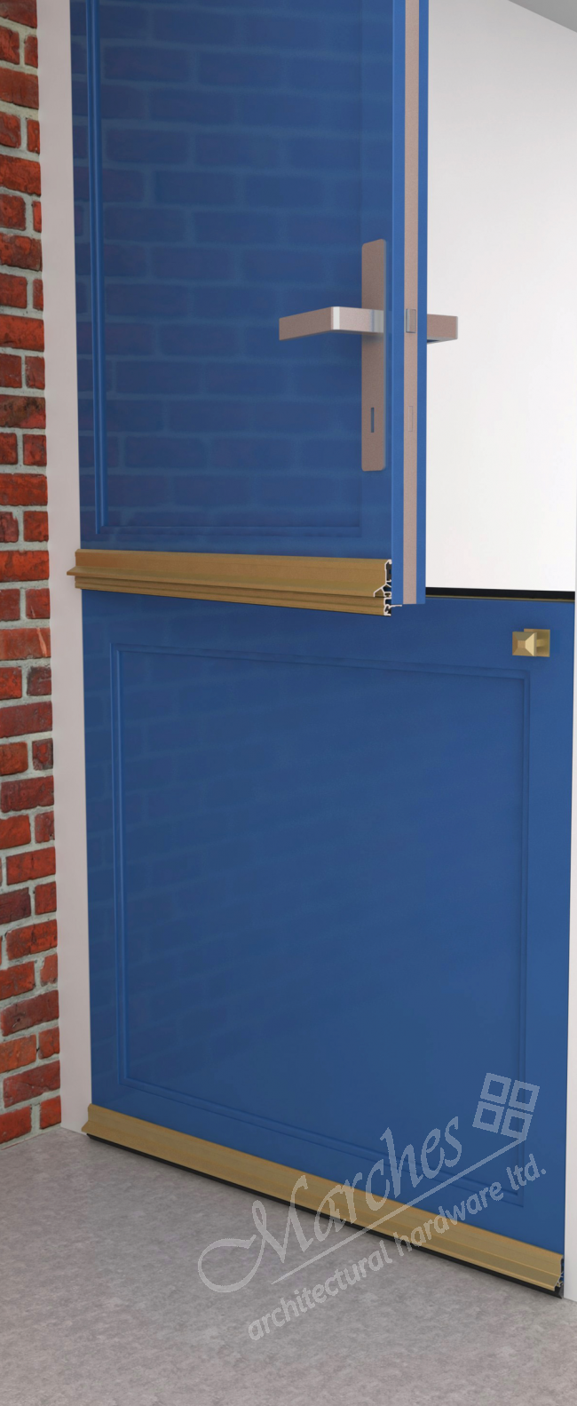 Exitex Stable Door Kit 914mm Aluminium Door Seals Surrounds Weatherbars Door Surrounds Thresholds Weatherbars Marches Architectural Ironmongery