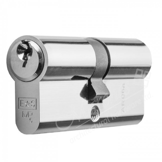 Eurospec 55/55 Euro Cylinder Keyed Alike Polished Chrome Double