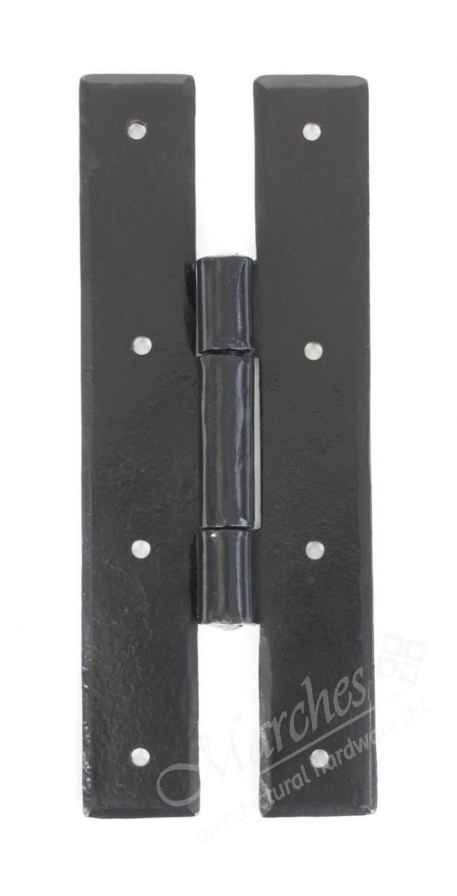 7" Handmade H Hinge (pair) Black H & HL Hinges Hinges Marches