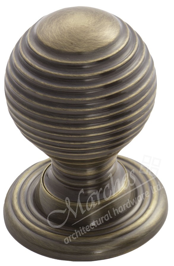 Queen Anne Knob 22mm FB Brass Knobs Knobs Fittings & Kitchen