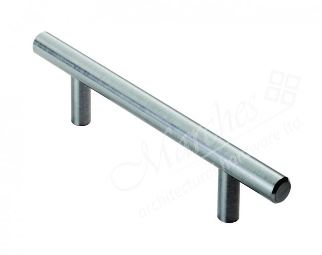 TBar Handle 700mm (640mm cc) Satin Nickel Bar Handles