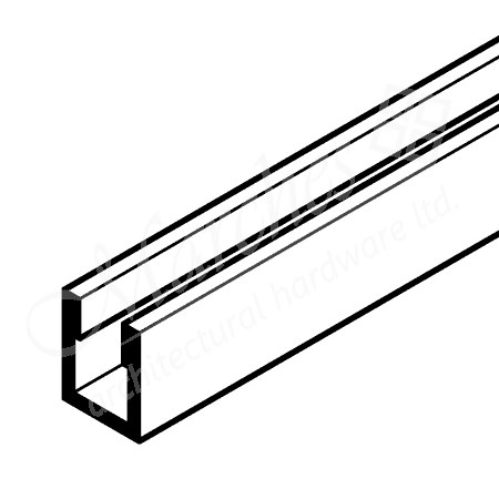 channel aluminium floor 3m 1m hafele sliding channels folding systems door marchesironmongery