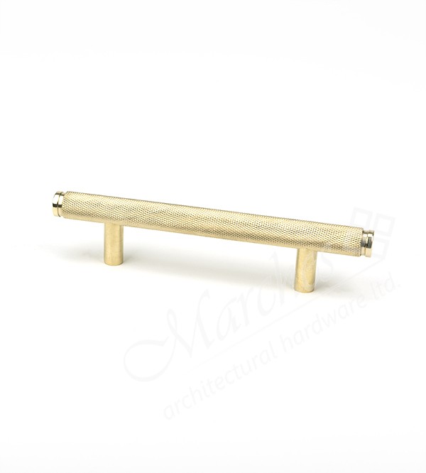 Small Full Brompton Pull Handle Polished Brass Bar Handles