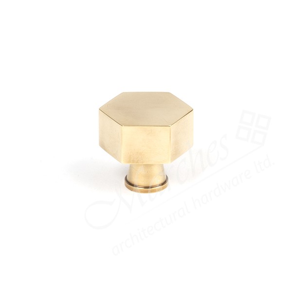 32mm Kahlo Knob Aged Brass Brass Knobs Knobs