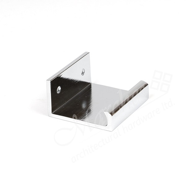 50mm Plain Edge Pull Polished Chrome Finger Pull Handles