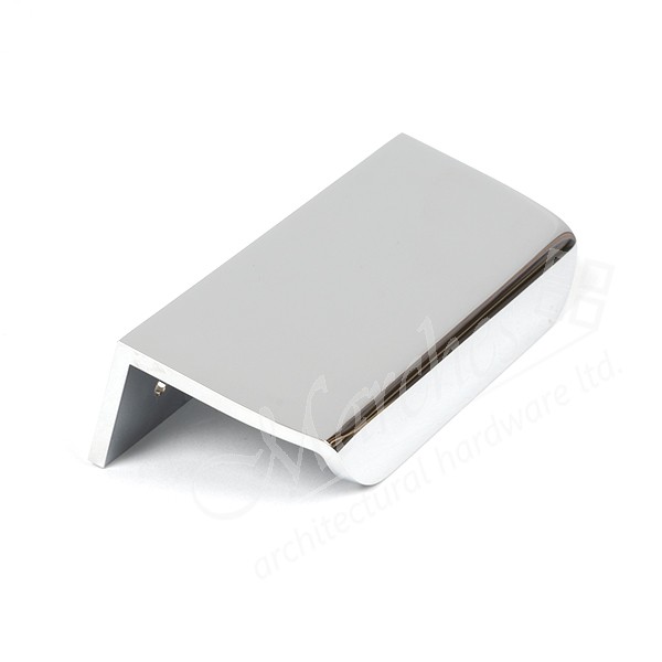 100mm Moore Edge Pull Polished Chrome Finger Pull Handles