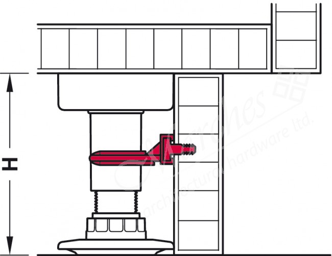 Axilo 78 Press Fitting Plinth Panel Clips (Pack 100) Plinth Fittings Legs & Feet