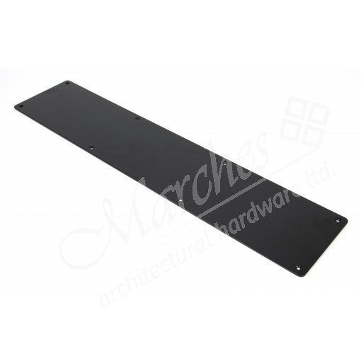 Kickplate 780mm x 150mm Black Kick & Finger Plates Door Furniture