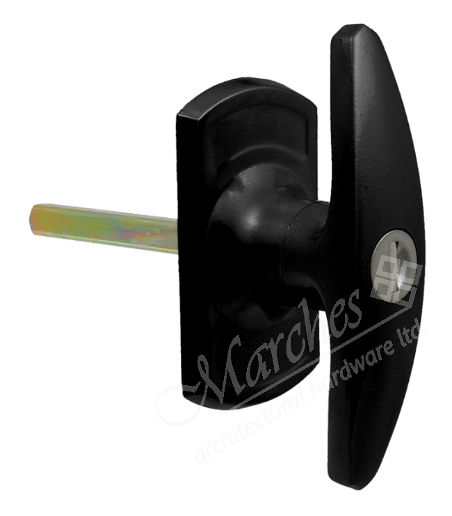 Universal Garage Door Handle Black Locks & Security Marches