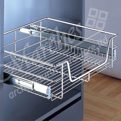 Pull out wire basket hot sale