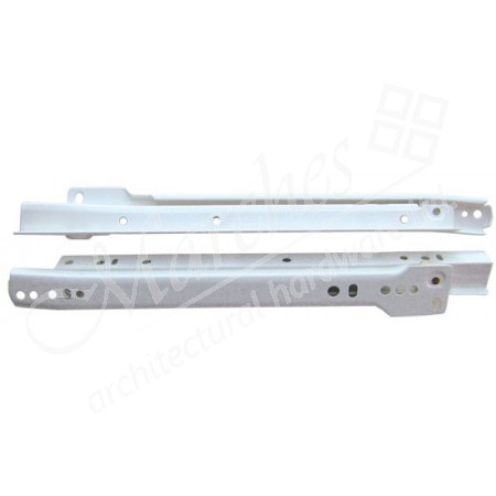 Bottom Fix Drawer Runners 35kg White Drawer Runners