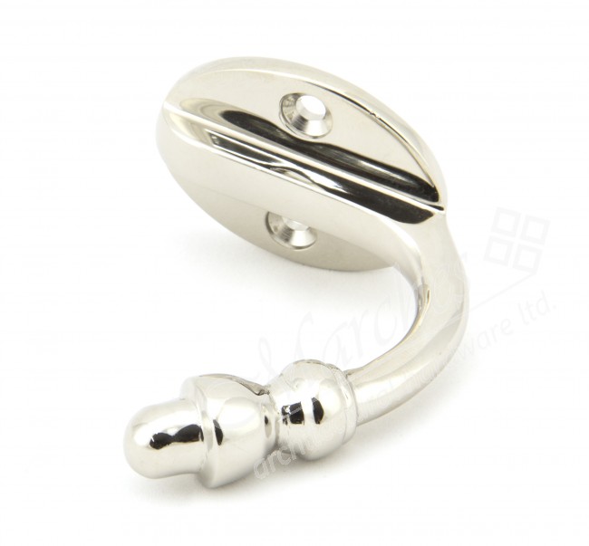 Acorn Coat Hook Polished Nickel Robe Hooks Hooks Door Furniture