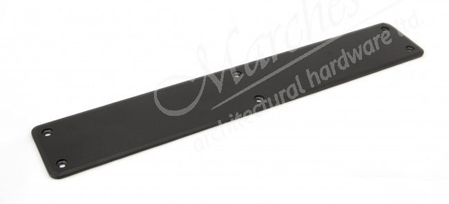 Kick Plate - Black - Ironmongery - Marches Architectural Ironmongery