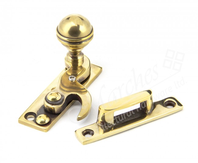 Prestbury Standard Hook Fastener Aged Brass Sash Fasteners Sash