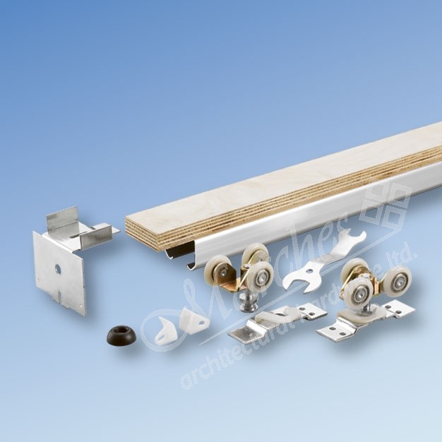 90kg Pocket Door Kit for 2032mm x 915mm Doors (3544mm Thick) Pocket