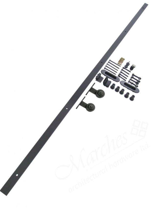 100kg Top Mount Sliding Door Hardware Kit Residential / Commercial