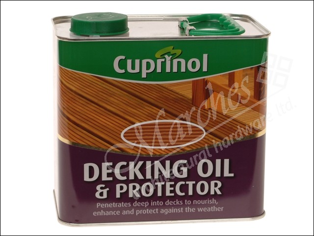 Decking Oil &amp; Protector 2.5 Litre Natural Cedar Decking