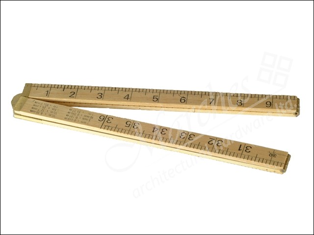 RSR073P Sybren Wood Folding Rule - Rules - Wooden & Plastic Folding