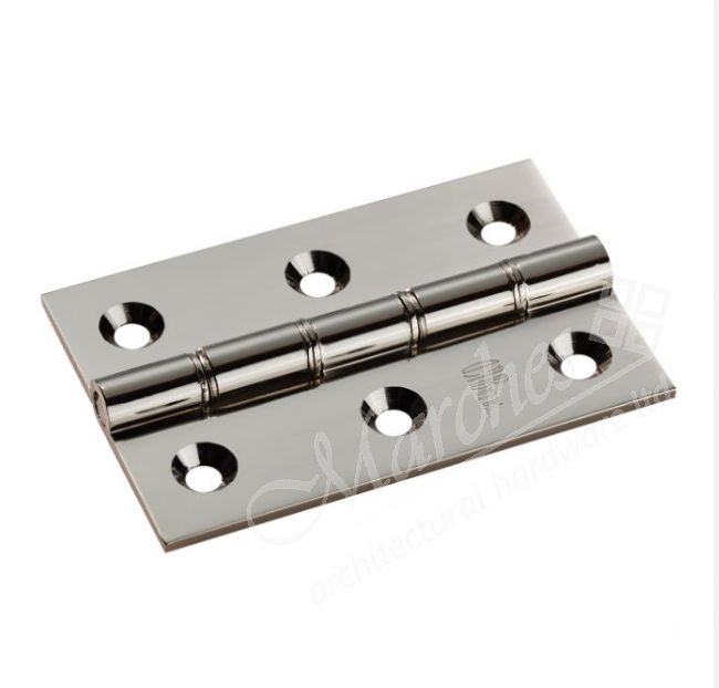 3" DPBW Butt Hinges (Pair) Polished Nickel Hinges Marches