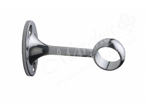 Centre Bracket For 25mm Round Wardrobe Rail Polished Chrome Wardrobe Rails Shelving Wardrobe Furniture Cabinet Kitchen Fittings Marches Architectural Ironmongery