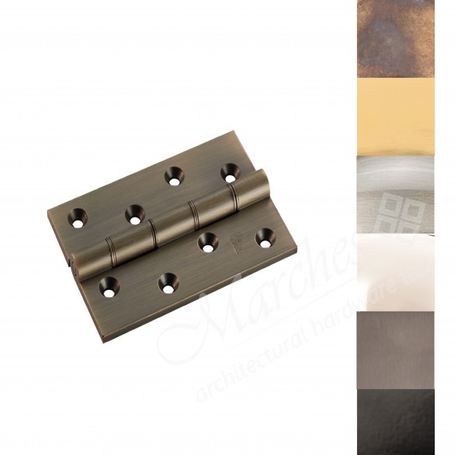 4" Double Phosphor Bronze Washered Hinge (PR) Various Finishes