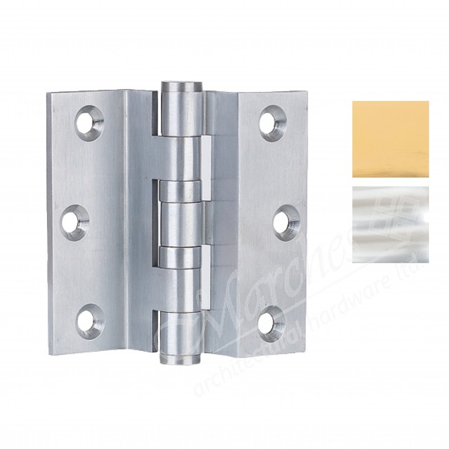 3" Solid Drawn Brass Stormproof Hinge Pair Stormproof Hinges