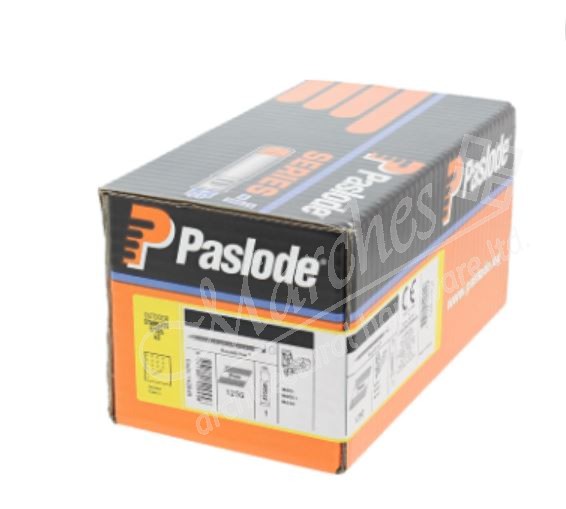 Paslode IM360CI 2.8mm x 63mm Full Head Ringshank Collated Nails 1100 1Gas A2 Stainless Steel Air Gas Gun Nails Nails Pins Screws Fixings Marches Architectural Ironmongery