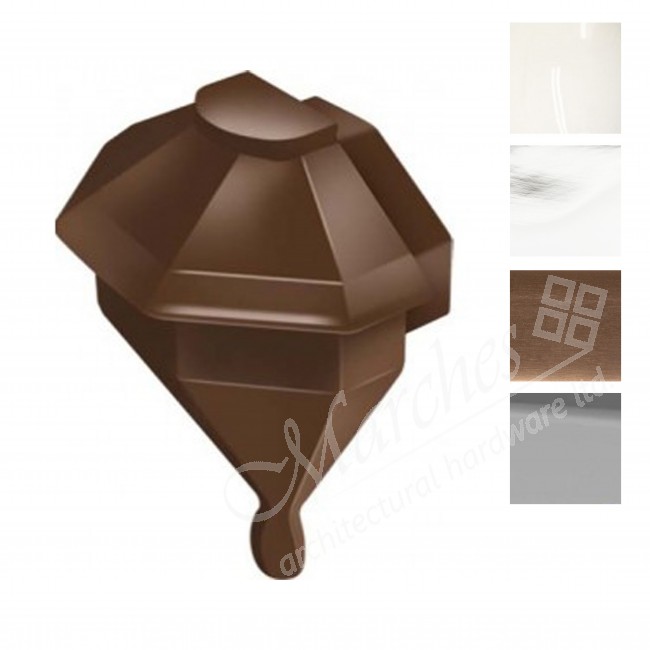 Exitex Aluminium MK4 Gable End Cap Various Finishes Cresfinex MK2