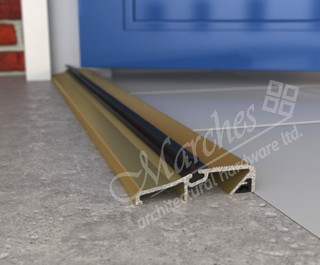 Sealmaster Cyclone Seal 1000mm Tes Threshold Silver External Doors Threshold Cyclone
