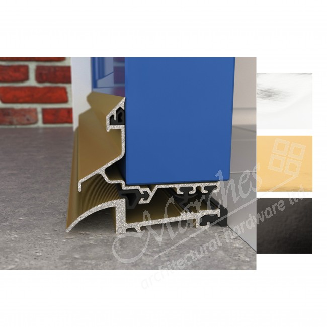 Exitex Mwk 20 Mobility Weatherbar Kit Various Finishes Inward Opening Door Weatherbars Weatherbars Door Surrounds Thresholds Weatherbars Marches Architectural Ironmongery