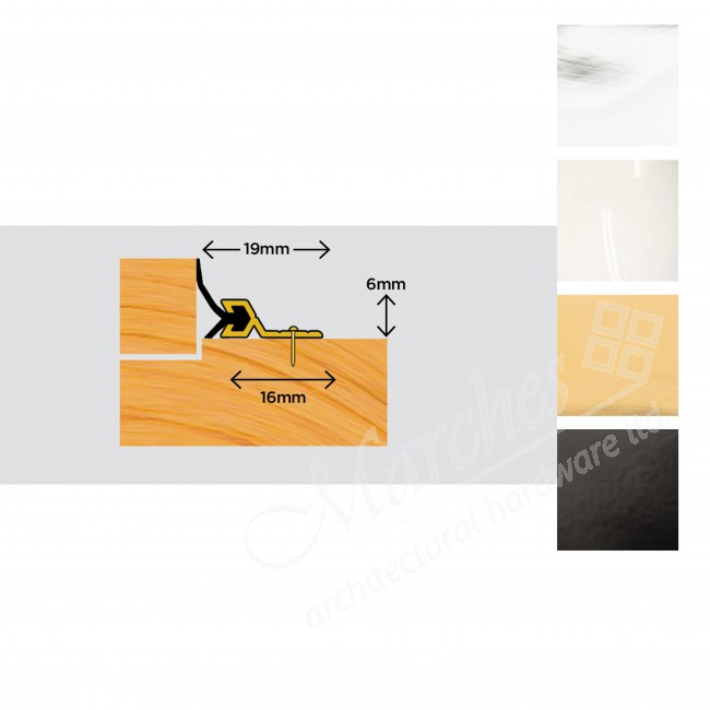 Exitex Flex Seal Door Surround Various Finishes Door Seals Surrounds Weatherbars Door Surrounds Thresholds Weatherbars Marches Architectural Ironmongery