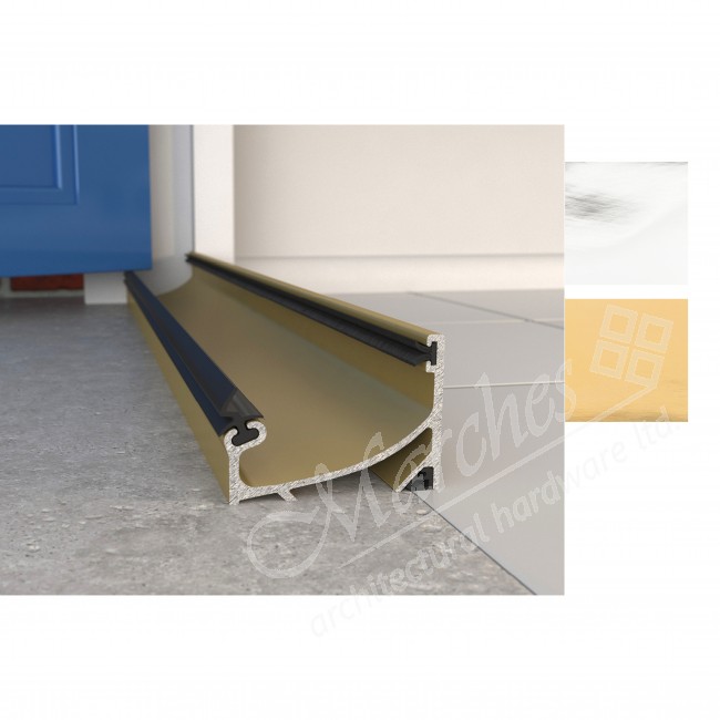 Exitex Oud Threshold Various Finishes Outward Opening Door Weatherbars Weatherbars Door Surrounds Thresholds Weatherbars Marches Architectural Ironmongery