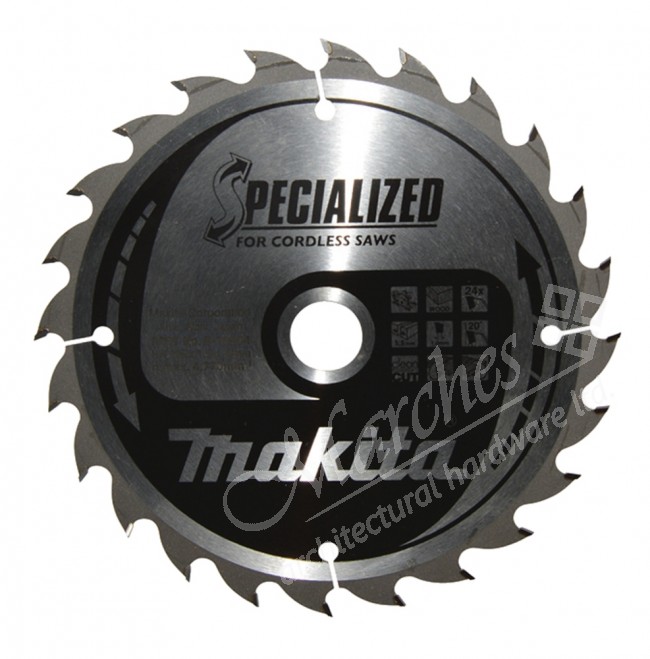 Makita B 32904 165mm x 20mm x 24T Cordless Saw Blade Makita Clearance Whilst Stocks Last Clearance Sale Marches Architectural Ironmongery