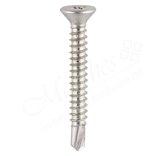 4.8 x 25mm Zinc Self Tap Countersunk Head Screws (1000) Pozi