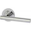 Varthen Lever Handle Sprung on Rose - Polished Chrome