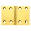 2” Back Flap Hinge (pair) - Polished Brass 