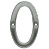 Carlisle Numeral 0 - Satin Chrome