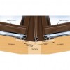 Exitex Adjustable Valley 6.4mm Brown - 3m 