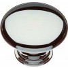 Knob Chrome Pol 32x24mm