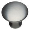 Knob Brushed Nickel 30x24mm