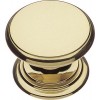 Knob Chrome Pol 30x21mm