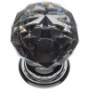 Crystal Knob 30mmd Trans/pol Chr