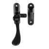 Victorian Reversible Casement Fastener - Matt Black