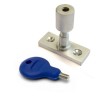 Locking Stay Pin + Key - Satin Chrome