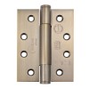 102 x 76 x 3mm Concealed Bearing Hinge Antique Brass (Grade 201) - Pair