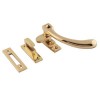 Bulb End Casement Fastener - Polished Brass