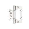 100 x 79 x 3mm Flush Hinge - Polished SS (Grade 201 SS) (Pair)