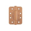 102 x 76 x 3mm Radius Concealed Bearing Hinge (Grade 201) -  PVD Bronze (PR)